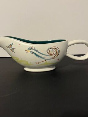 Vintage Denby Langley "Flair" Rooster Gravy Boat